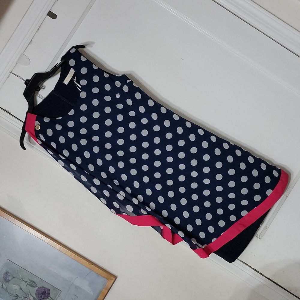 Polka dot mini dress